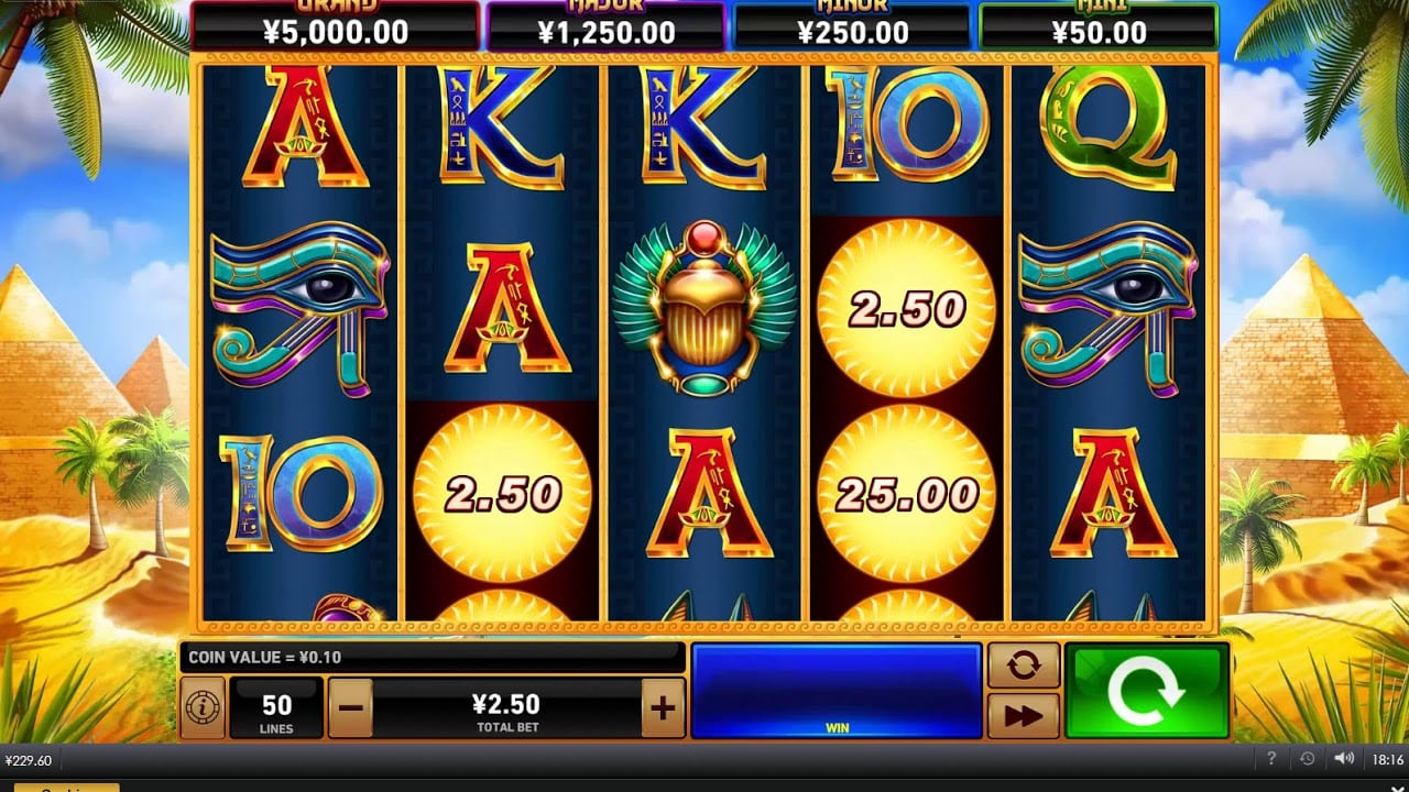 Pharaoh’s Daughter Fire Blaze Jackpots Slot Gameplay