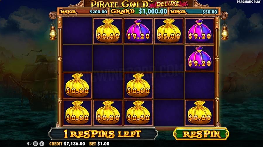 Pirate Gold Deluxe Slot Win