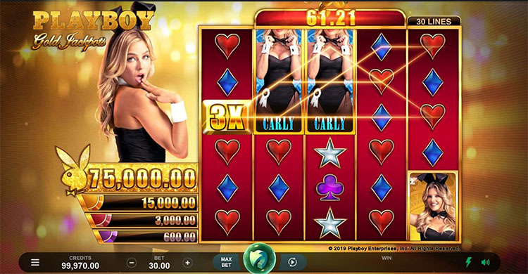 Playboy Gold Jackpots Slot Gameplay