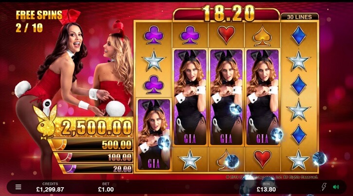 Playboy Gold Jackpots Slots Reels