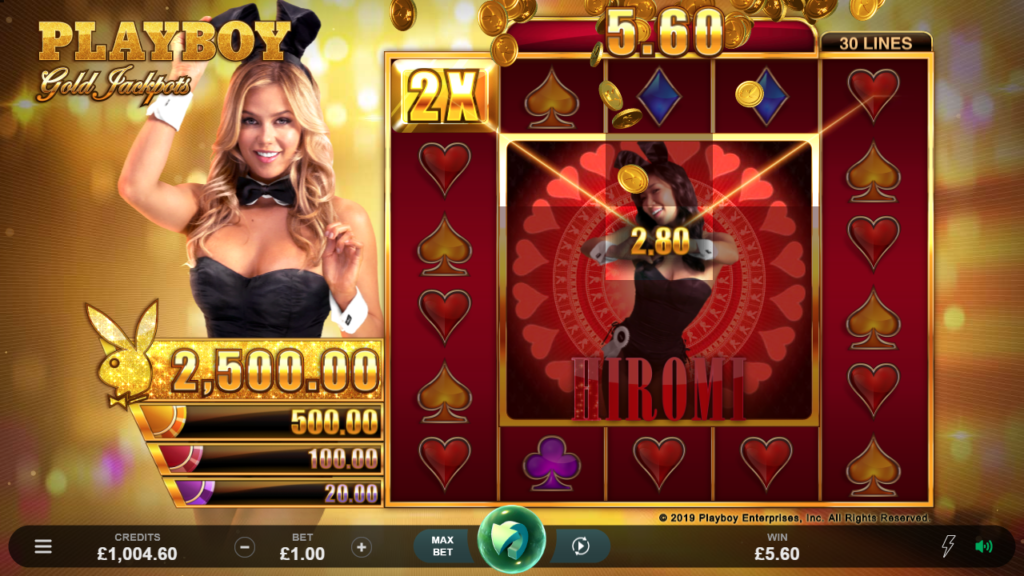 Playboy Gold Jackpots Slot Gameplay