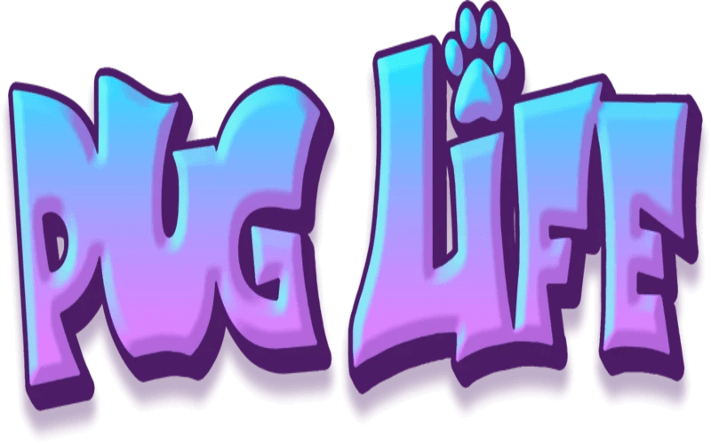 Pug Life Slot Logo