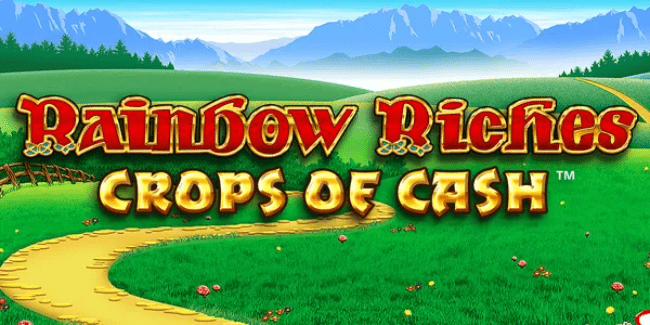 Rainbow Riches Crops of Cash Slot Logo Wizard Slots