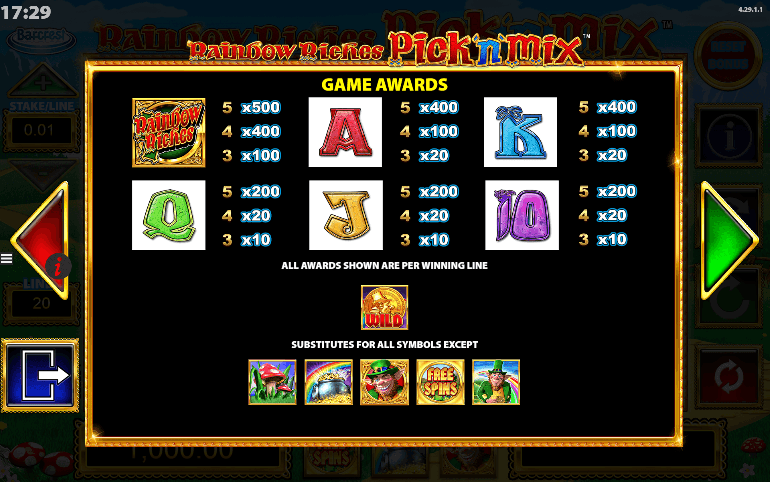 William Hill Rainbow Riches