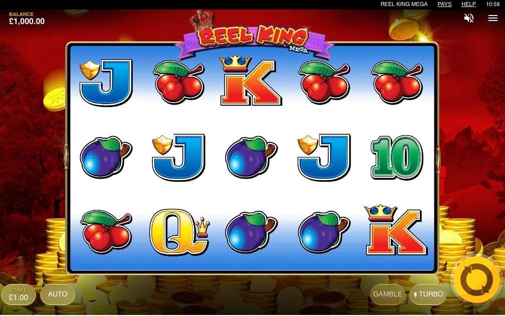 Reel King Mega Slots Gameplay