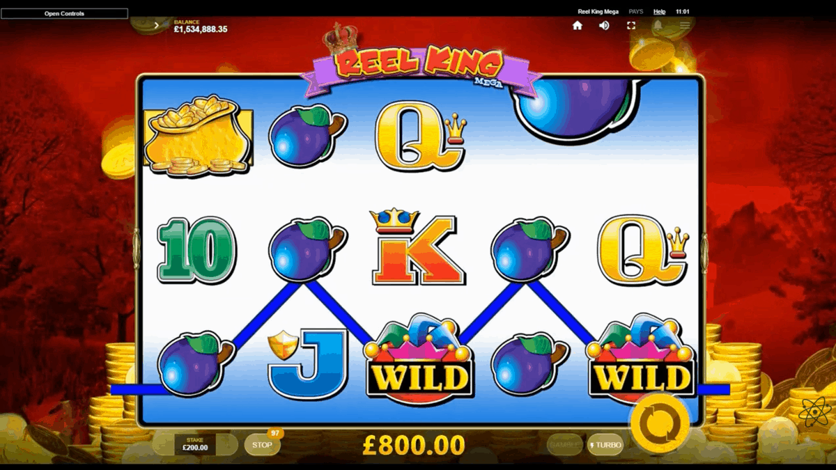 Reel King Mega Slots Gameplay