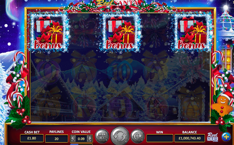 Reel Santa Slot Gameplay