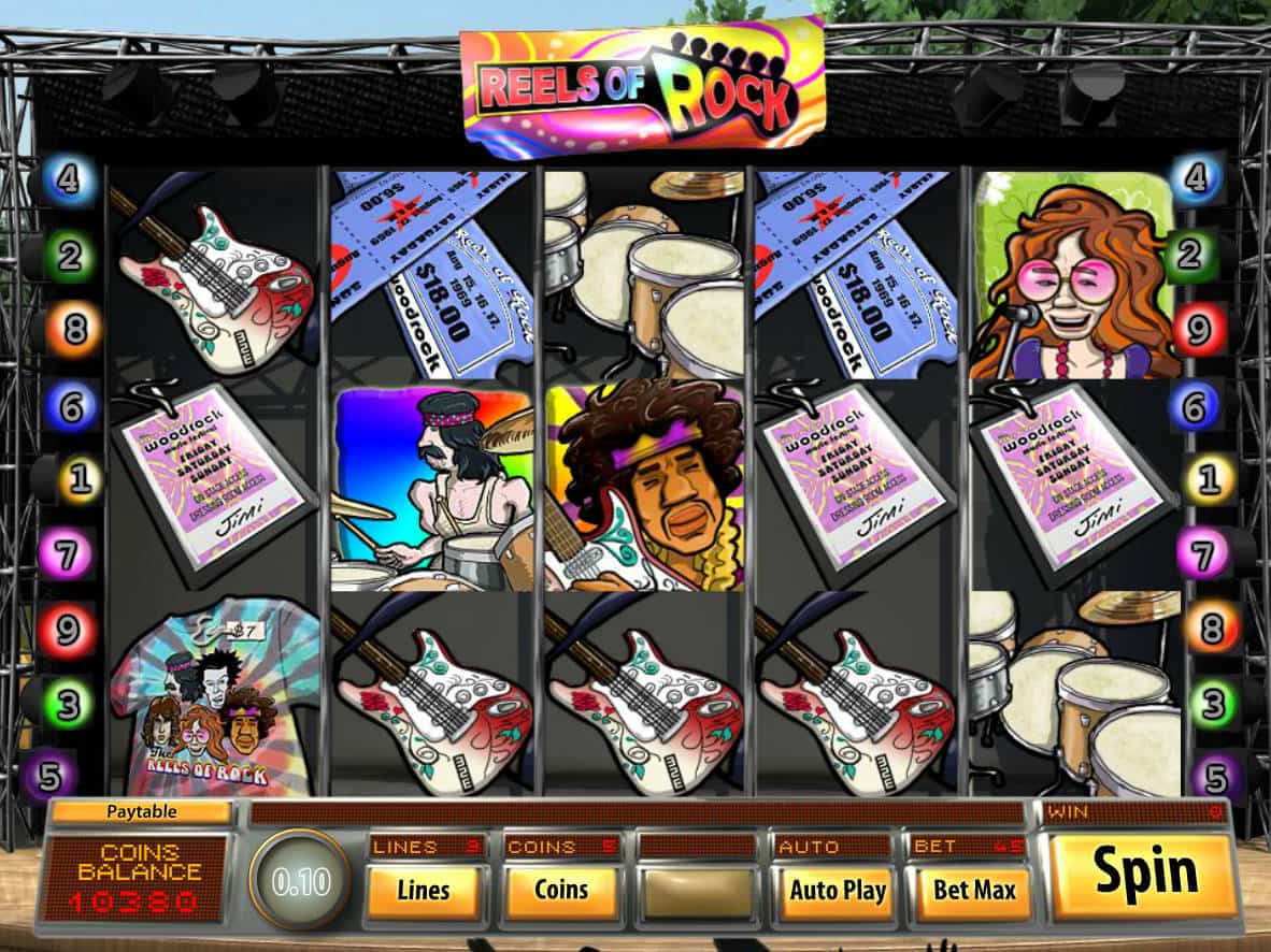 Reels of Rock Slot Game