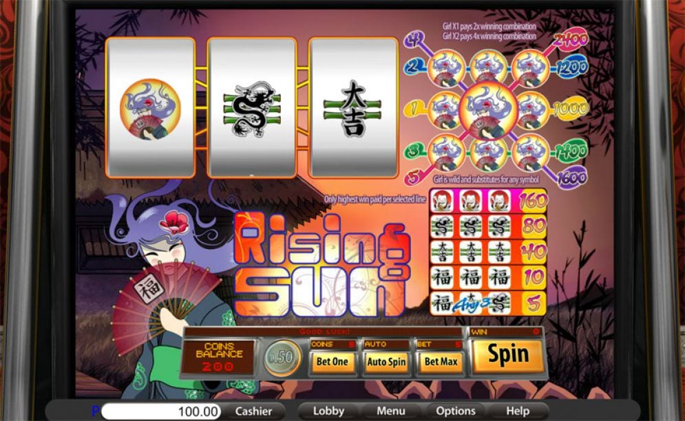 Rising Sun Slot Games