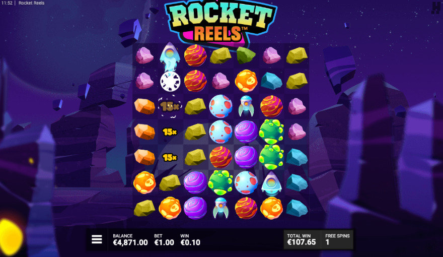 Rocket Reels Slots Gameplay