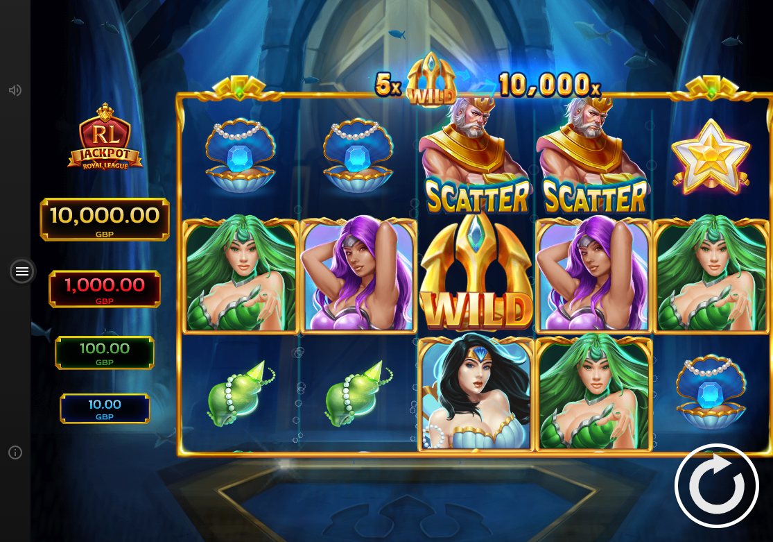 Neptune's Harem Slots Reels