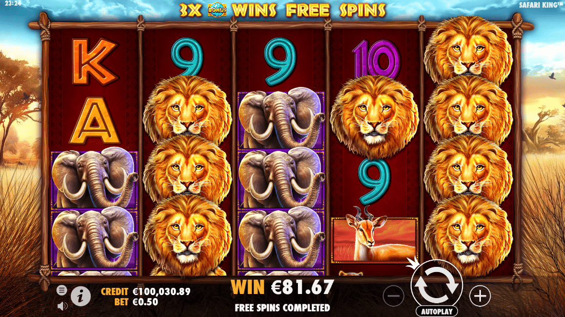 Safari King Slots Online