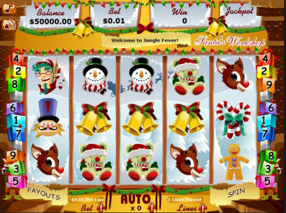 Santas Workshop game screen