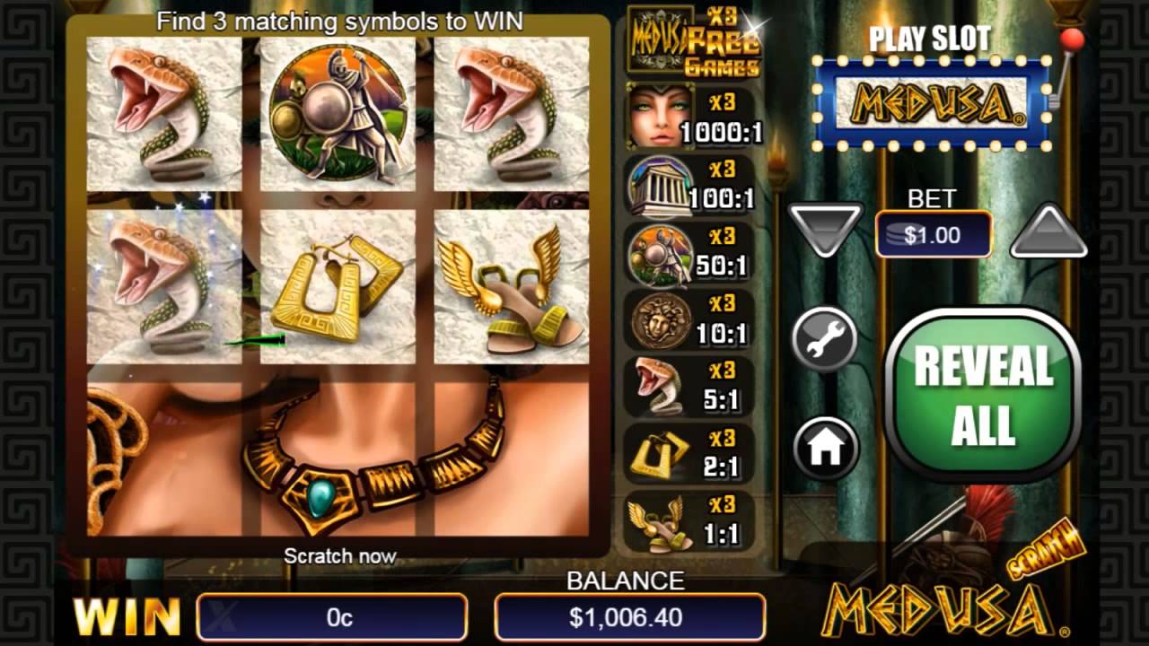 Medusa Scratch Slot Medusa Scratch