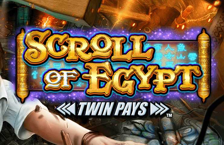 Scroll of Egypt Slot Logo Wizard Slots