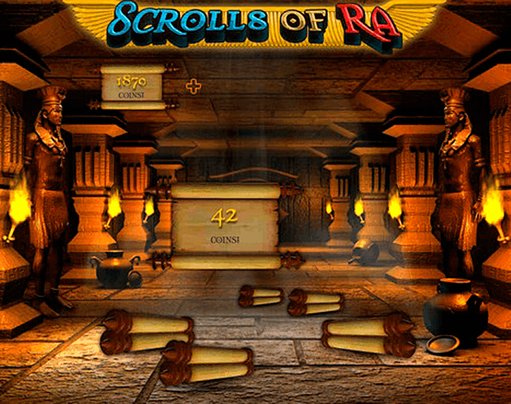 Scrolls of RA Free Spin slots games