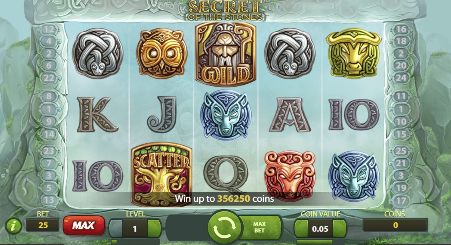 Secret of the Stones Slot Gameplay