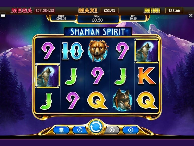 Shaman Spirit Jackpot Slot Game