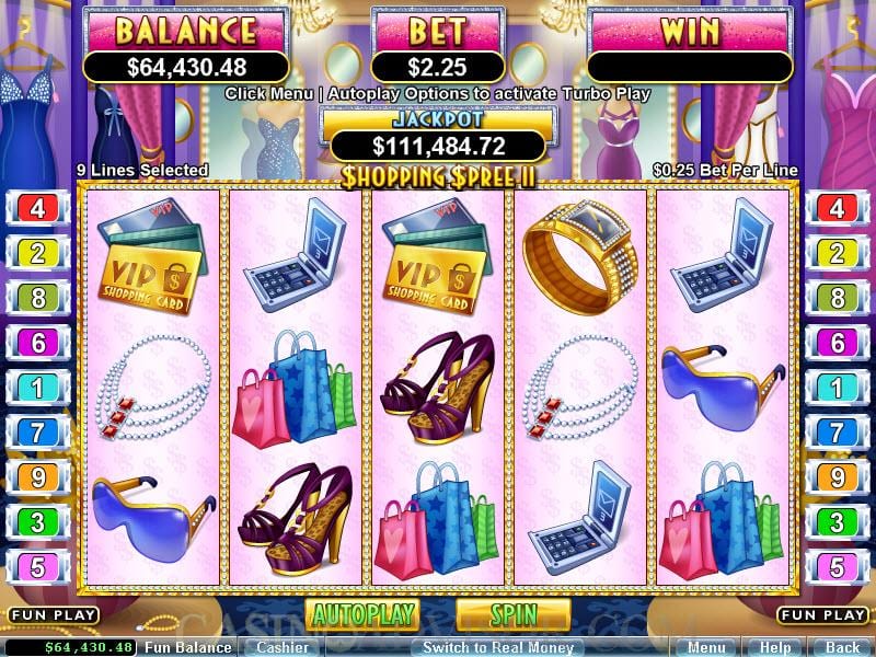 Shopping Spree Jackpot gameplay