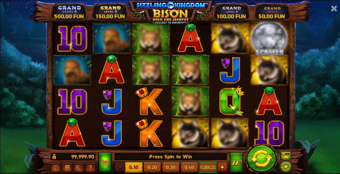 Sizzling Kingdom Bison Slot Gameplay