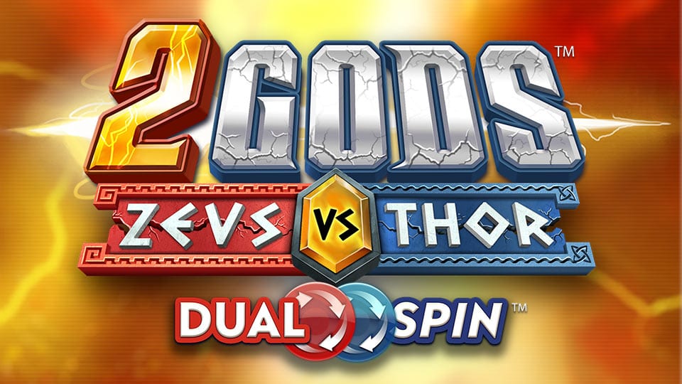 2 Gods Zeus vs Thor Slot Logo Wizard Slots