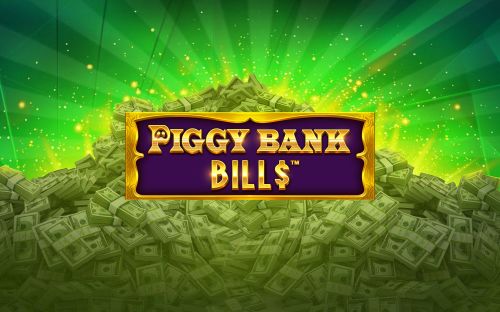 Piggy Bank Bills Slot Logo