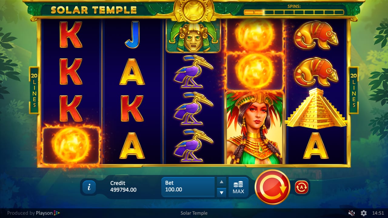 Solar Temple Slot Game