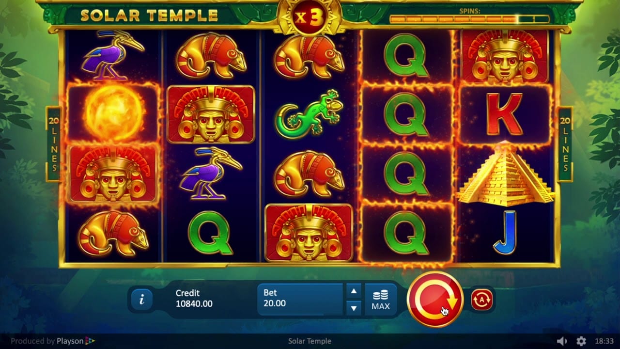 Solar Temple Slots Casino