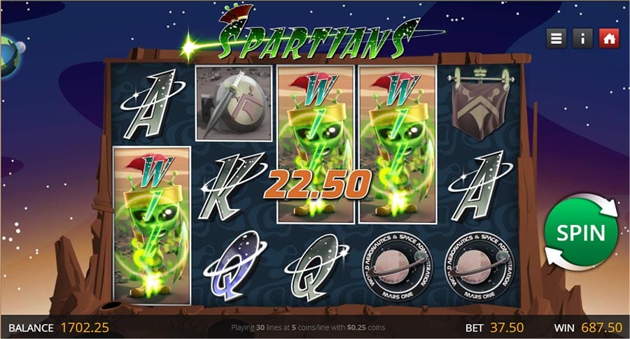 Spartians Slot Game