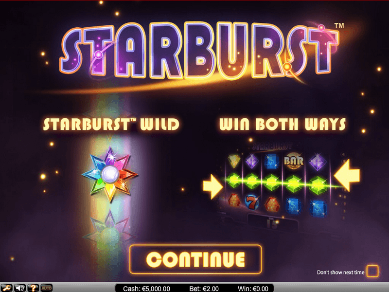 Starburst wild