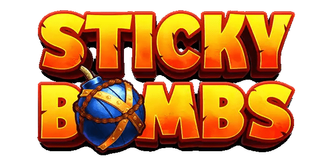Sticky Bombs Slot Logo