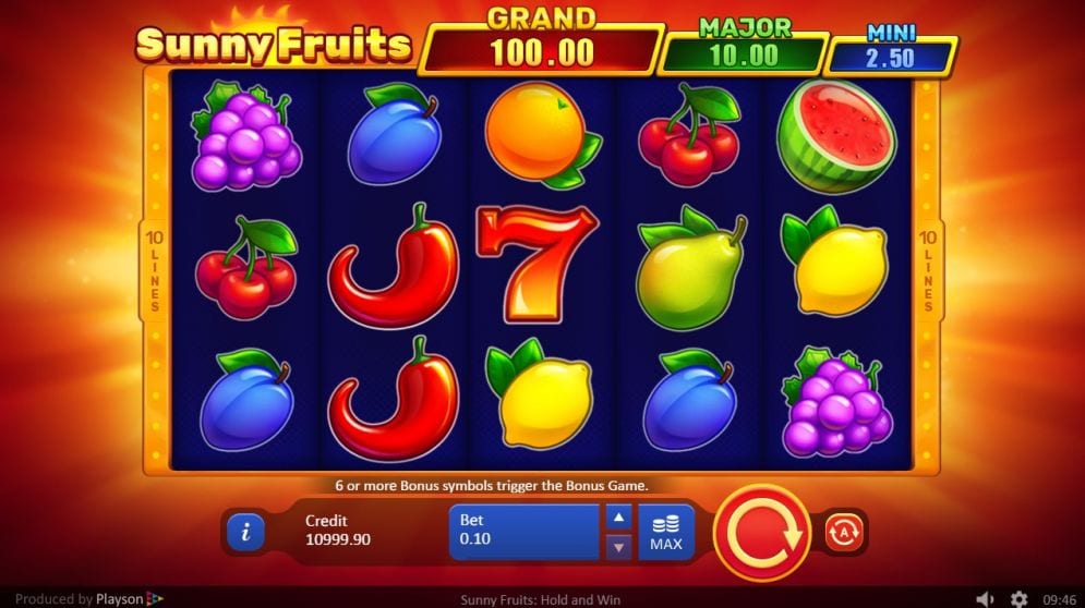 Sunny Fruits Free Slots