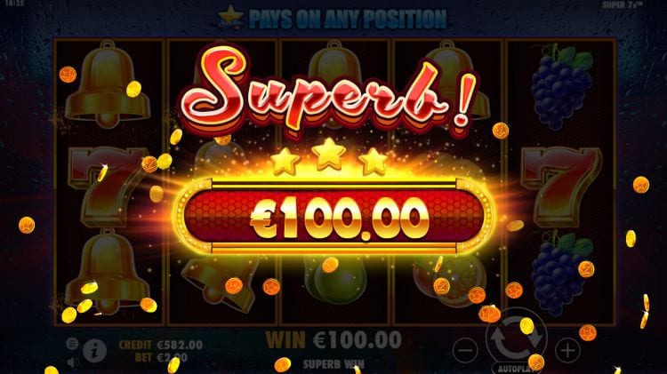 Super 7s Slot Big Win