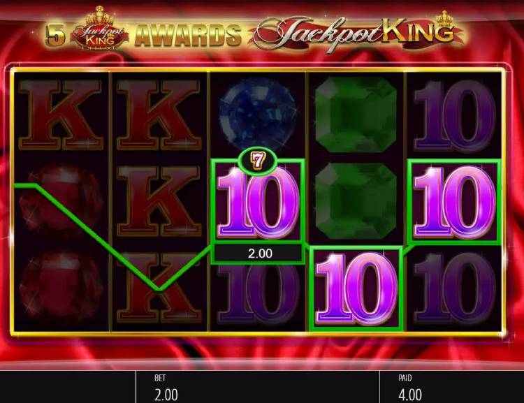 Super Diamond Deluxe Jackpot King Slot Win