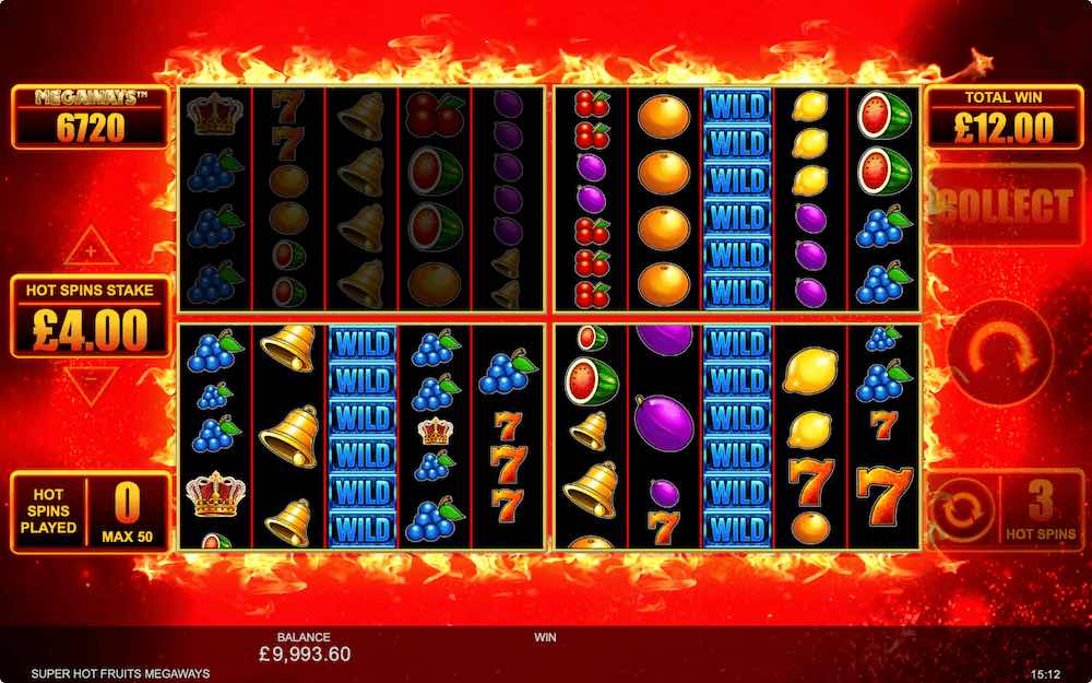 Super Hot Fruits Megaways Slot Gameplay