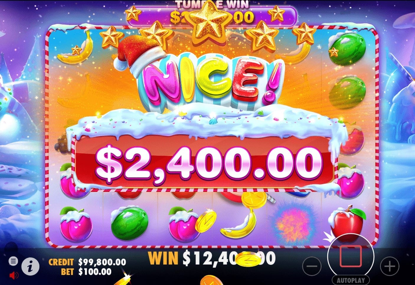 Sweet Bonanza Xmas Slots Reels