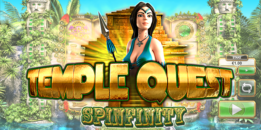 temple quest spinfinity slots game logo