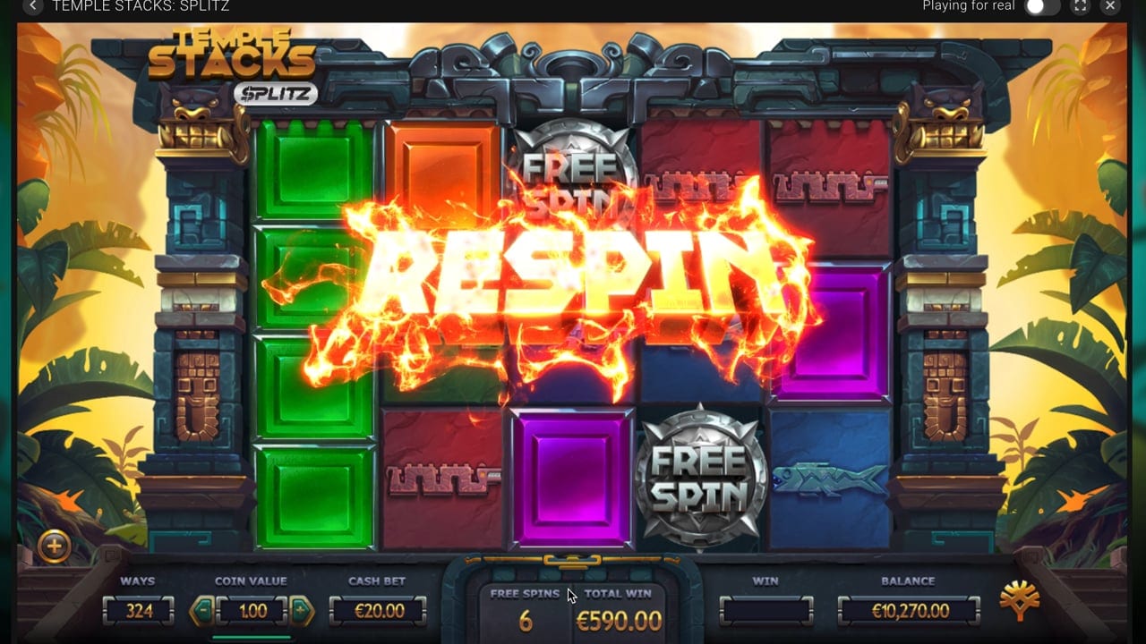 Temple Stacks Splits Free Slots