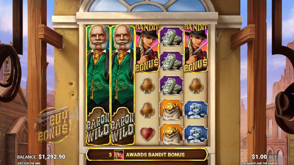 Bandit and the Baron Slots Reels