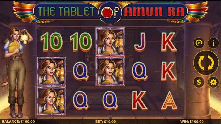 The Tablet of Amun Ra Free Slots