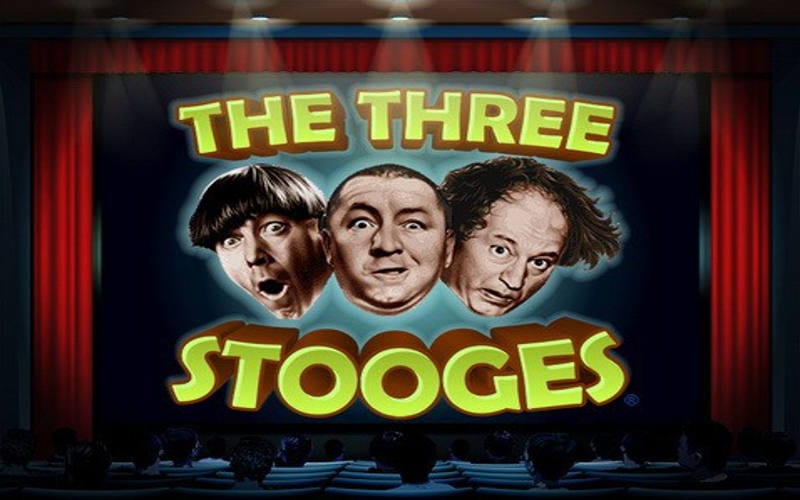 Three Stooges online slots game logo