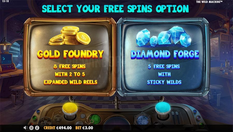 The Wild Machine Free Spins Slot