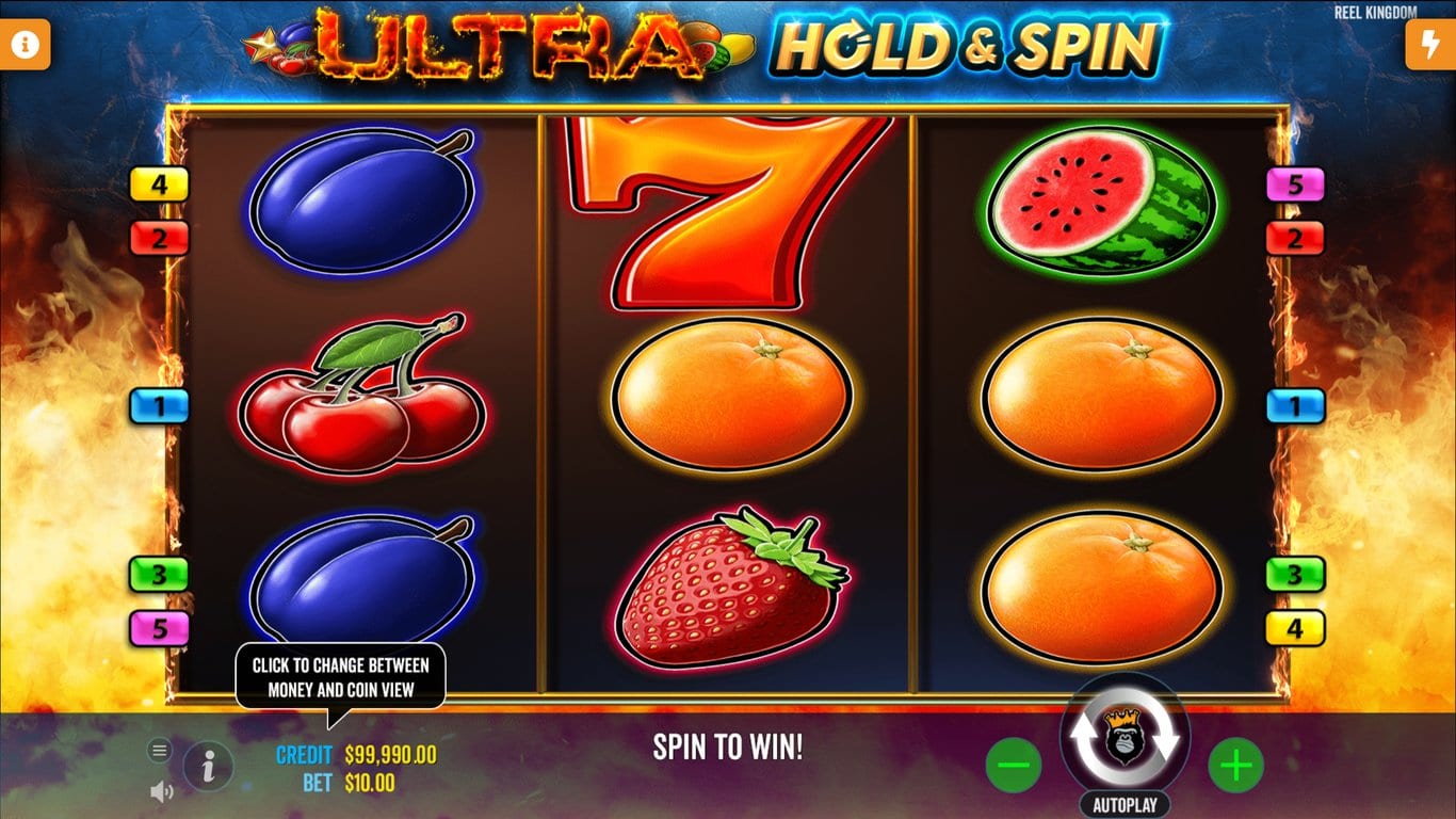Play Ultra Hold and Spins Slot Game