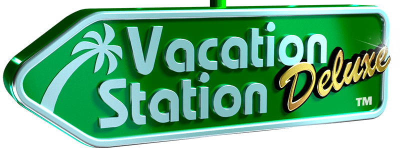 Vacation Station Deluxe Slot Logo Wizard Slots