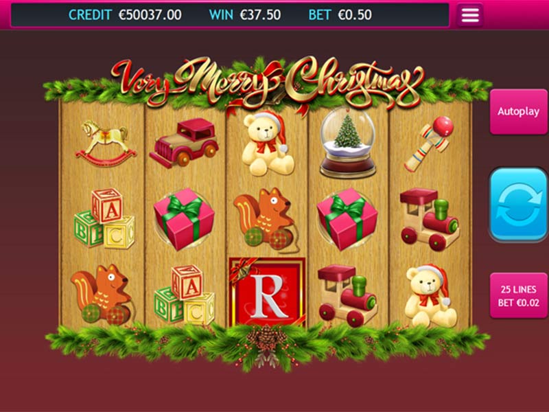 Very Merry Christmas slots gameplay