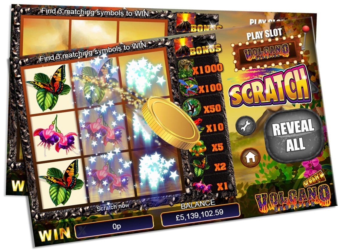 Scratch Volcano Eruption Scratch Game