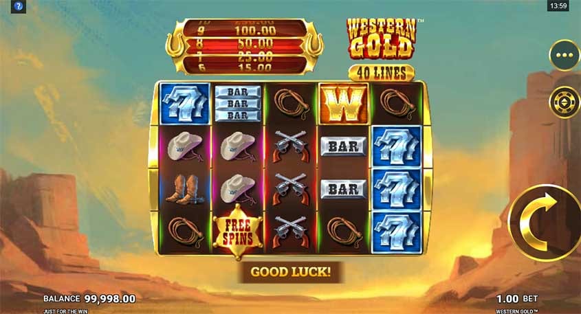 Western Gold Slot Gameplay