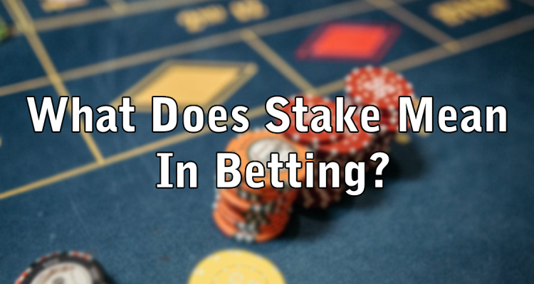 What Does Stake Mean In Betting?