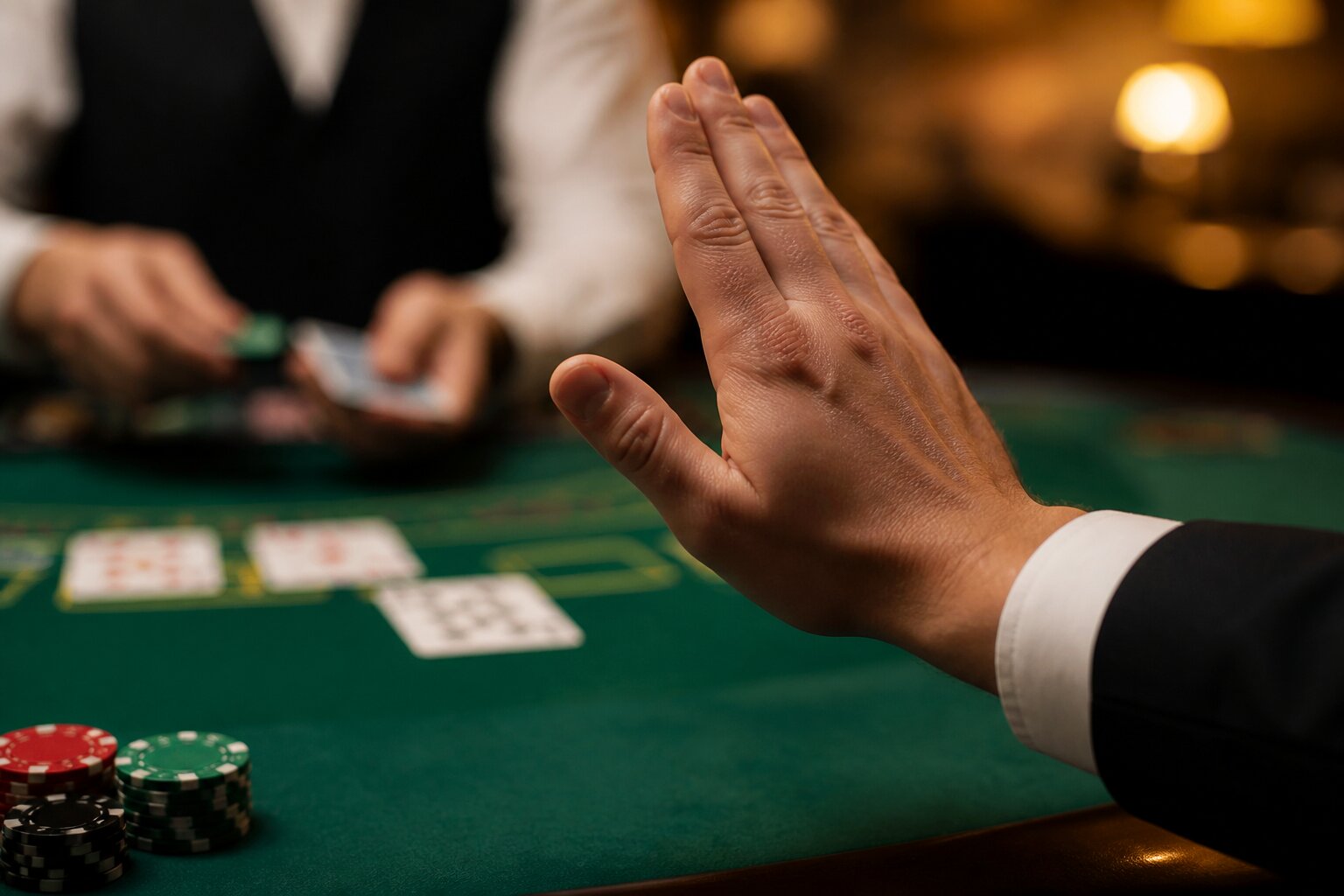 What Does Stand Mean in Blackjack? When Should You Stand Explained