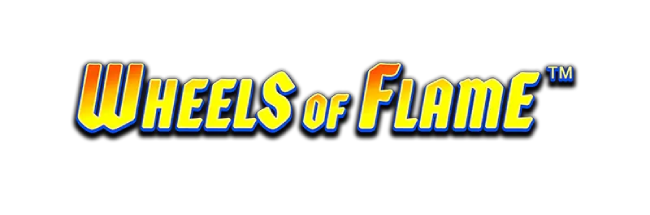 Wheels of Flame Slot Logo